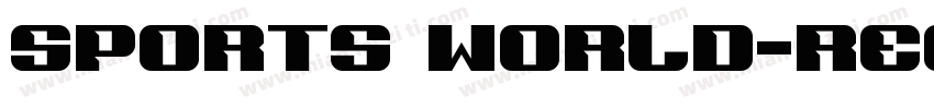 Sports World-Regular字体转换